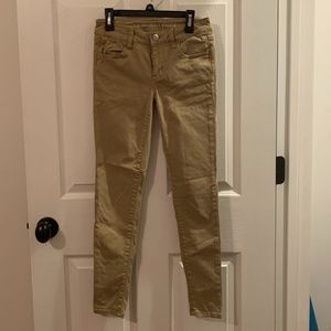 American Eagle Khaki Jeggings